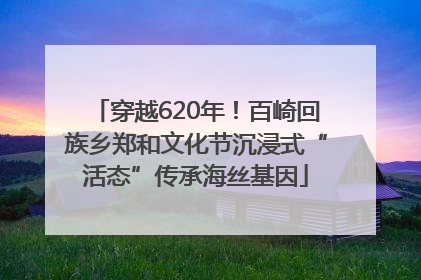 穿越620年！百崎回族乡郑和文化节沉浸式“活态”传承海丝基因